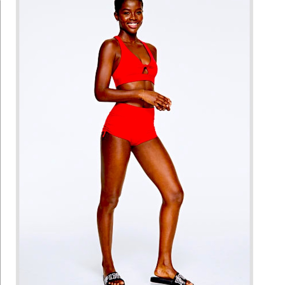 NWT PINK GYM TO SWIM SHORTIE